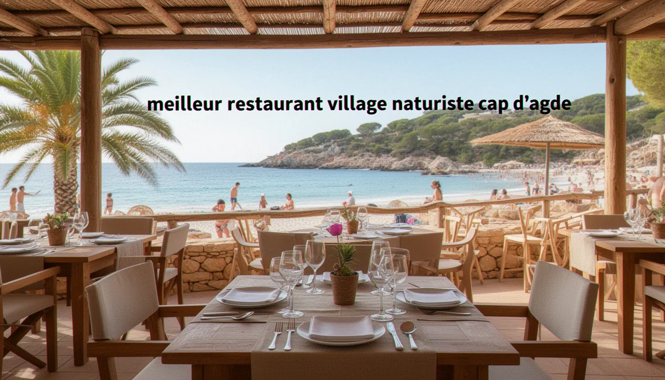 Illustration de meilleur restaurant village naturiste cap d agde